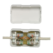 Allen Tel Electrical Connection Box, Cat 6, White AT66CB-15